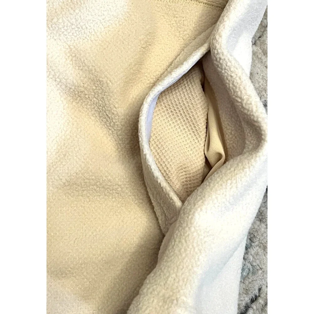 NWT COTOPAXI Women's S Abrazo Hooded Fleece Jacket Full Zip Cream Purple Black - Picture 4 of 11